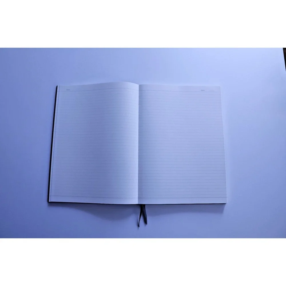 RETTACY Lined Journal Notebook Black Lined 8.5